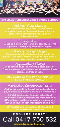 Adrenalin Cheer & Dance - Melbourne School 12