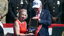 Trump posthumously awards Medal of Freedom to 9/11's 'man in red bandana' Melbourne School