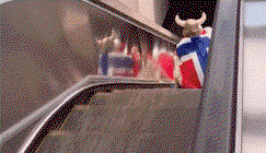 Viking madness grips Boston escalator as Norway fans march toward World Cup match Melbourne School