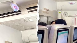 Water pours from plane ceiling, drenching passengers midflight in startling viral video Melbourne School